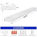 Hykolity 4FT LED Wraparound Ceiling Light