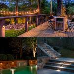 SUNVIE 5W LED Low Voltage Deck Lights, 6 Pack