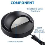 SUNVIE 5W LED Low Voltage Deck Lights, 12 Pack