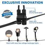 12 Pack Low Voltage LED Deck Lights 3000K