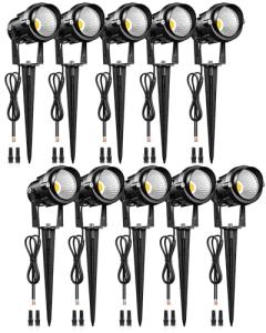 WILAWELS 10-Pack 6W Warm White LED Spotlights