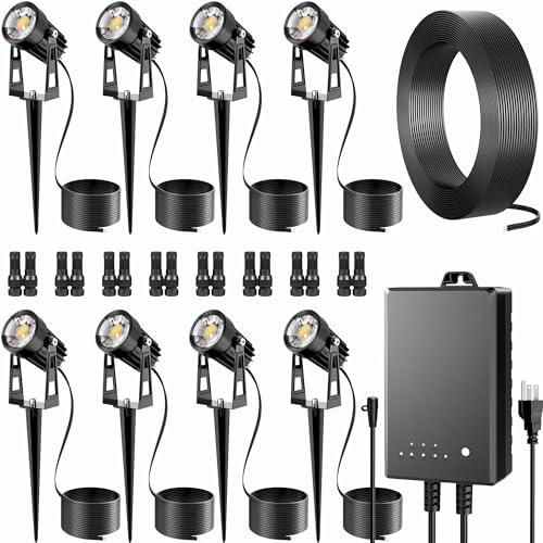 Outdoor LED Landscape Lighting Kit - 8 Pack