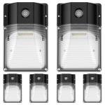 30W LED Wall Pack Light with Sensor - 6 Pack