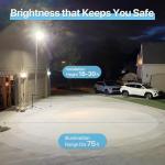 200W LED Parking Lot Light - 30000lm, 5000K