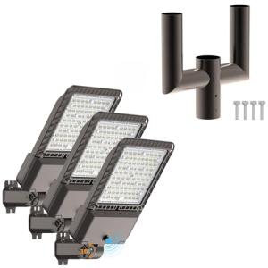 240W LED Parking Lot Light with Photocell