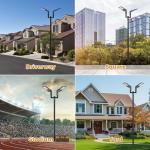 240W LED Parking Lot Light with Photocell