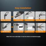 240W LED Parking Lot Lights - 6 Pack