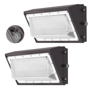2 Pack 160W LED Wall Pack Lights, 25,600LM