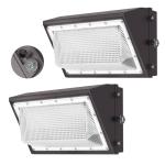 2 Pack 160W LED Wall Pack Lights, 25,600LM