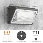10 Pack 200W LED Wall Pack Lights, Dusk to Dawn