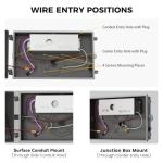 10 Pack 200W LED Wall Pack Lights, Dusk to Dawn