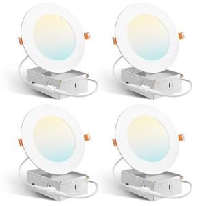 Amico 4 Pack Dimmable Ultra-Thin LED Ceiling Lights
