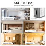 24 Pack Ultra-Thin Dimmable LED Recessed Lights