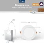 Amico 4 Pack Dimmable Ultra-Thin LED Ceiling Lights