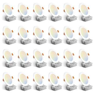 Amico 24 Pack Ultra-Thin Dimmable LED Downlights