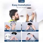 Amico 4 Pack Dimmable Ultra-Thin LED Ceiling Lights