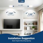 Amico 4 Pack Ultra-Thin Selectable LED Recessed Light