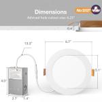 Amico 24 Pack Ultra-Thin Dimmable LED Downlights