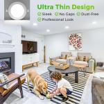 MAXvolador 6 Pack Ultra-Thin LED Recessed Lights