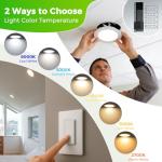 MAXvolador 6 Pack Ultra-Thin LED Recessed Lights