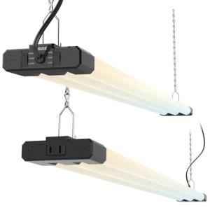 JESLED 4FT LED Shop Lights, Dimmable & Bright