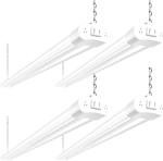 Hykolity 4-Pack 4FT Linkable LED Shop Lights