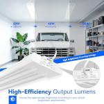 Adjustable 4FT LED Shop Lights, Selectable Brightness