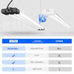 JESLED 4FT LED Shop Lights, Dimmable & Bright