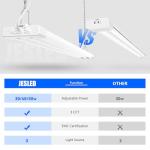 Adjustable 4FT LED Shop Lights, Selectable Brightness