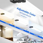 JESLED 4FT Dimmable LED Shop Lights - 4 Pack