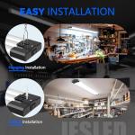 JESLED 4FT Dimmable LED Shop Lights - 4 Pack