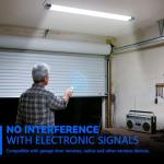 JESLED 4FT Dimmable LED Shop Lights - 4 Pack