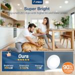 Amico 12 Pack Ultra-Thin Dimmable LED Lights