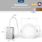 Amico 12 Pack Ultra-Thin Dimmable LED Lights