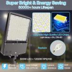 HYPERLITE 300W LED Parking Lot Light 45,000lm