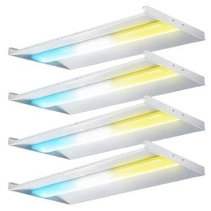 Sunco 2x4 FT Dimmable LED Troffer Light Pack