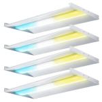 Sunco 2x4 FT Dimmable LED Troffer Light Pack