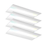 OKQ 2x4 LED Troffer Center Basket Light, 4 Pack