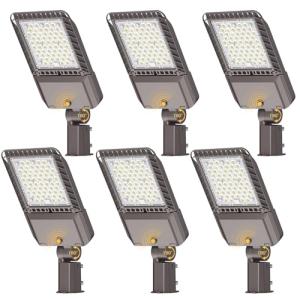 Franjulia 240W Dusk to Dawn LED Parking Lot Lights