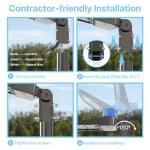 HYPERLITE 300W LED Parking Lot Light 45,000lm