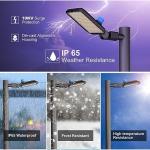 240W LED Parking Lot Lights with Smart Photocell