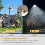 Franjulia 240W Dusk to Dawn LED Parking Lot Lights