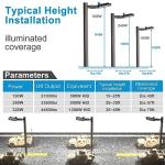 240W LED Parking Lot Lights with Smart Photocell