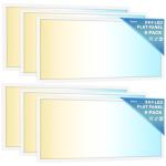 Sunco 2x4 LED Flat Panel Light 6 Pack