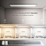 6-Pack Dimmable LED Flat Panel Ceiling Lights