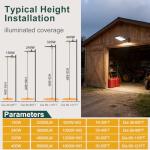 150W LED Parking Lot Light - 4 Pack