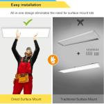 6-Pack Dimmable LED Flat Panel Ceiling Lights