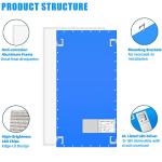 4 Pack 2x4 Dimmable LED Flat Panel Lights