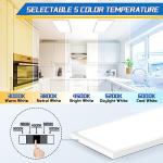 Allsmartlife 24W Dimmable LED Flat Panel Light 2-Pack