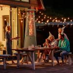 OLIXIS 48000 BTU Propane Patio Heater with Wheels